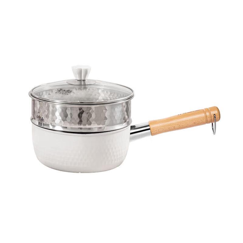 Kamida Shimmering Series 18cm Yukihira Pot Set with Steamer
Kamida Shimmering Series 18cm Yukihira Pot Set with Steamer