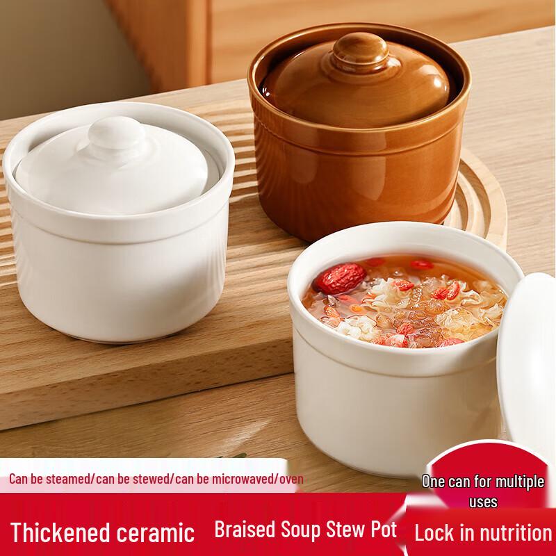 PYTHONIC Individual Ceramic Double-Boiler Stew Pot
PYTHONIC Individual Ceramic Double-Boiler Stew Pot