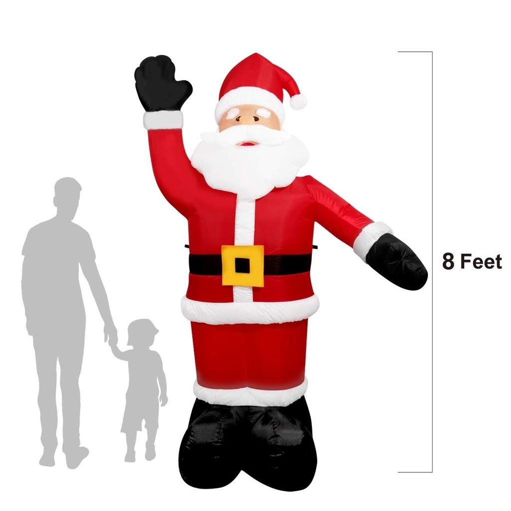 8 FT Yard Decoration Blow Up Christmas Garden Lawn Decor Supplies Lighted Christmas Inflatable Santa Claus
8 FT Yard Decoration Blow Up Christmas Garden Lawn Decor Supplies Lighted Christmas Inflatable Santa Claus