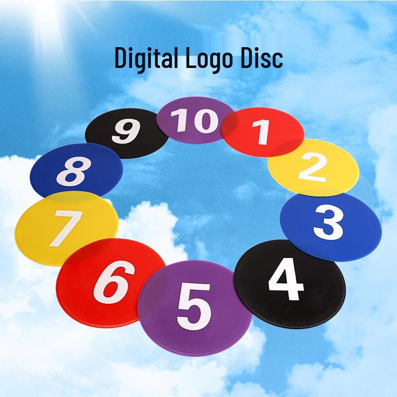Numbered Training Marker Set 1-10: Cones & Discs for Football & Basketball Drills Diameter 23cm
Numbered Training Marker Set 1-10: Cones & Discs for Football & Basketball Drills Diameter 23cm
