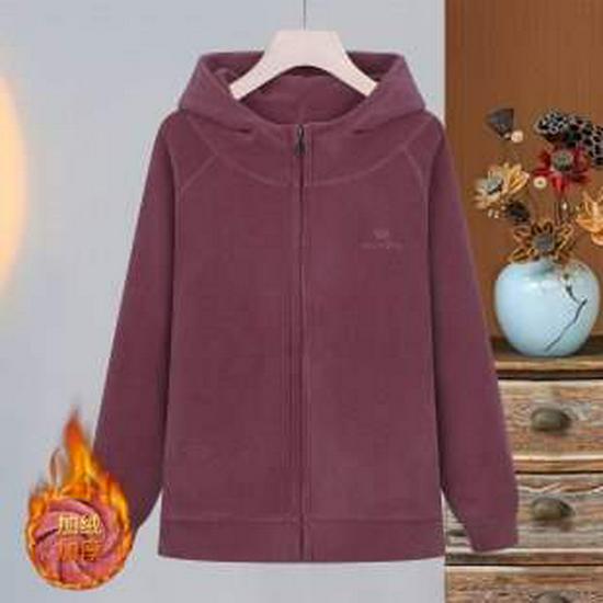 Autumn/Winter Velvet Hooded Sherpa Fleece Jacket - Versatile Casual Sweatshirt for Middle-aged and Elderly Women 3XL (130-145 jin)
Autumn/Winter Velvet Hooded Sherpa Fleece Jacket - Versatile Casual Sweatshirt for Middle-aged and Elderly Women 3XL (130-145 jin)