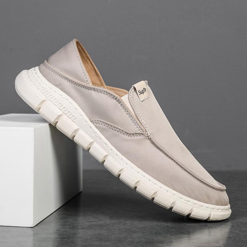 Men s canvas shoes 2025 old Beijing cloth shoes trend casual breathable flat bottom wear-resistant one-pedal lazy shoes men s shoes 39
Men s canvas shoes 2025 old Beijing cloth shoes trend casual breathable flat bottom wear-resistant one-pedal lazy shoes men s shoes 39