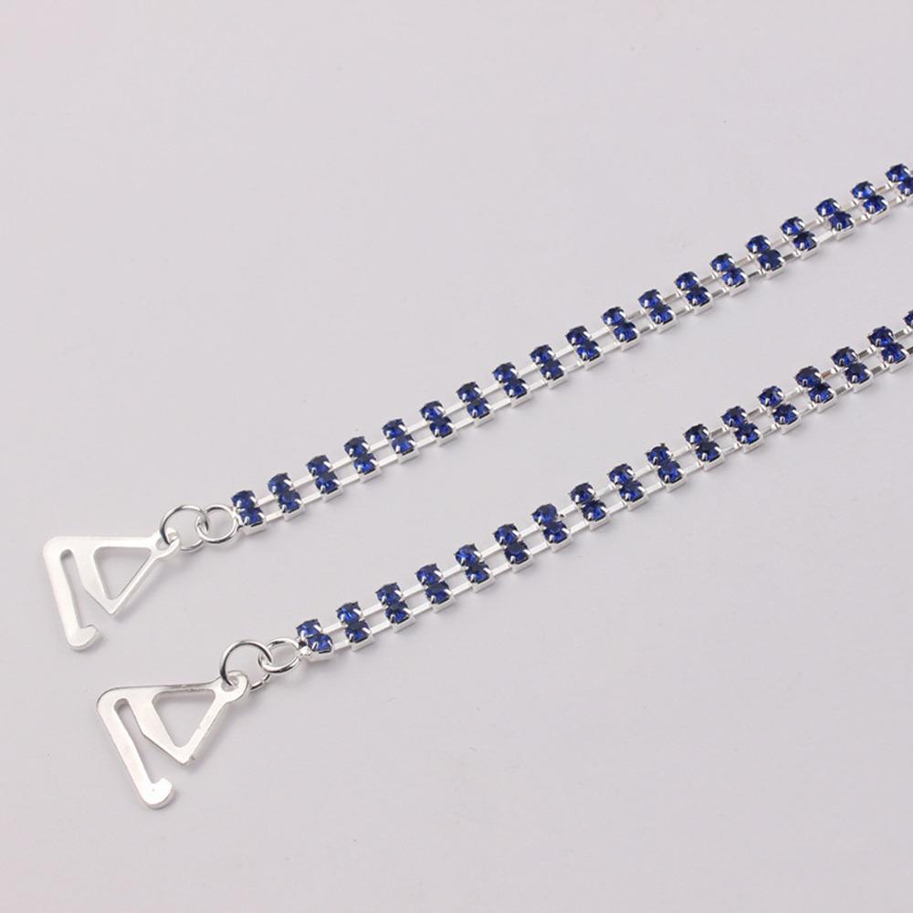 Metallic Bra Shoulder Decorative Strap Rhinestone Detachable Multi-color Bra Straps Shoulder Lingerie Accessories Women Elegant
Metallic Bra Shoulder Decorative Strap Rhinestone Detachable Multi-color Bra Straps Shoulder Lingerie Accessories Women Elegant