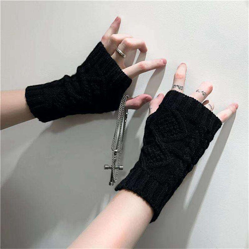 Men Fingerless Mittens Plus Velvet Twist Mittens Female Gloves Half-finger Gloves Knitted Gloves A
Men Fingerless Mittens Plus Velvet Twist Mittens Female Gloves Half-finger Gloves Knitted Gloves A