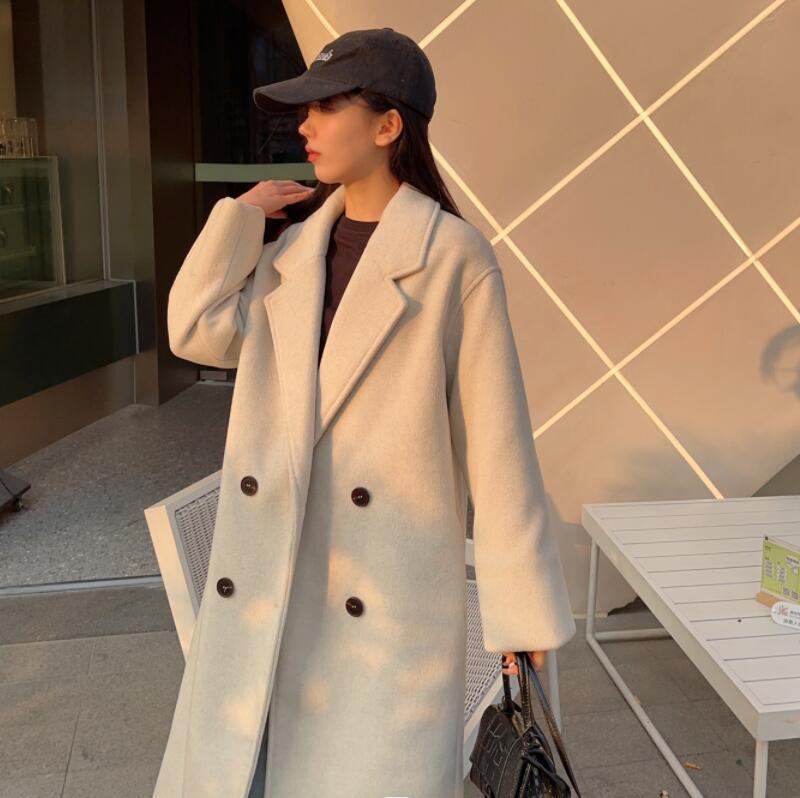 Hepburn Style Double-Breasted Women s Wool Coat in Milk Coffee Color for Autumn/Winter 2025 Large
Hepburn Style Double-Breasted Women s Wool Coat in Milk Coffee Color for Autumn/Winter 2025 Large