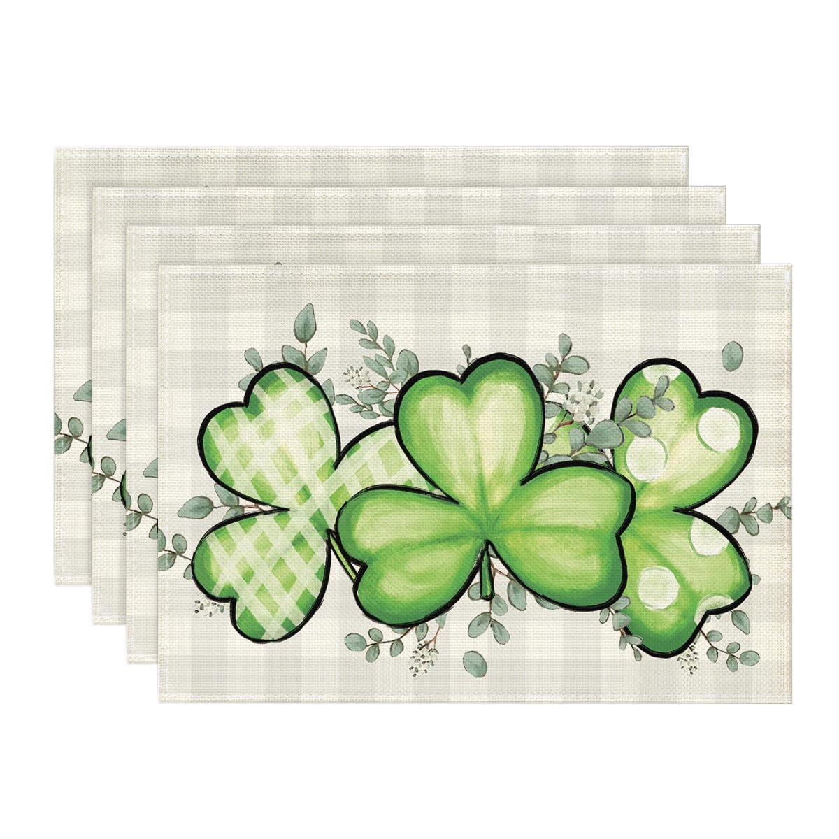 Bufflao Plaid Shamrock St. Patrick s Day Placemats Set of 4, 12x18 Inch Seasonal Spring Table Mats for Party Kitchen Dining Decoration 12 x 18 , Placemats Set of 4
Bufflao Plaid Shamrock St. Patrick s Day Placemats Set of 4, 12x18 Inch Seasonal Spring Table Mats for Party Kitchen Dining Decoration 12 x 18 , Placemats Set of 4