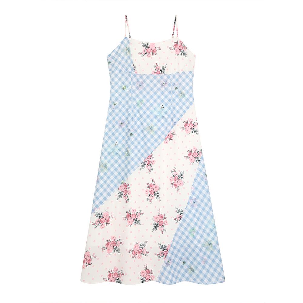 Korean Style Floral Plaid V-Neck Spaghetti Strap Plus Size Slimming Dress for Women 4XL (For 90-100 kg)
Korean Style Floral Plaid V-Neck Spaghetti Strap Plus Size Slimming Dress for Women 4XL (For 90-100 kg)