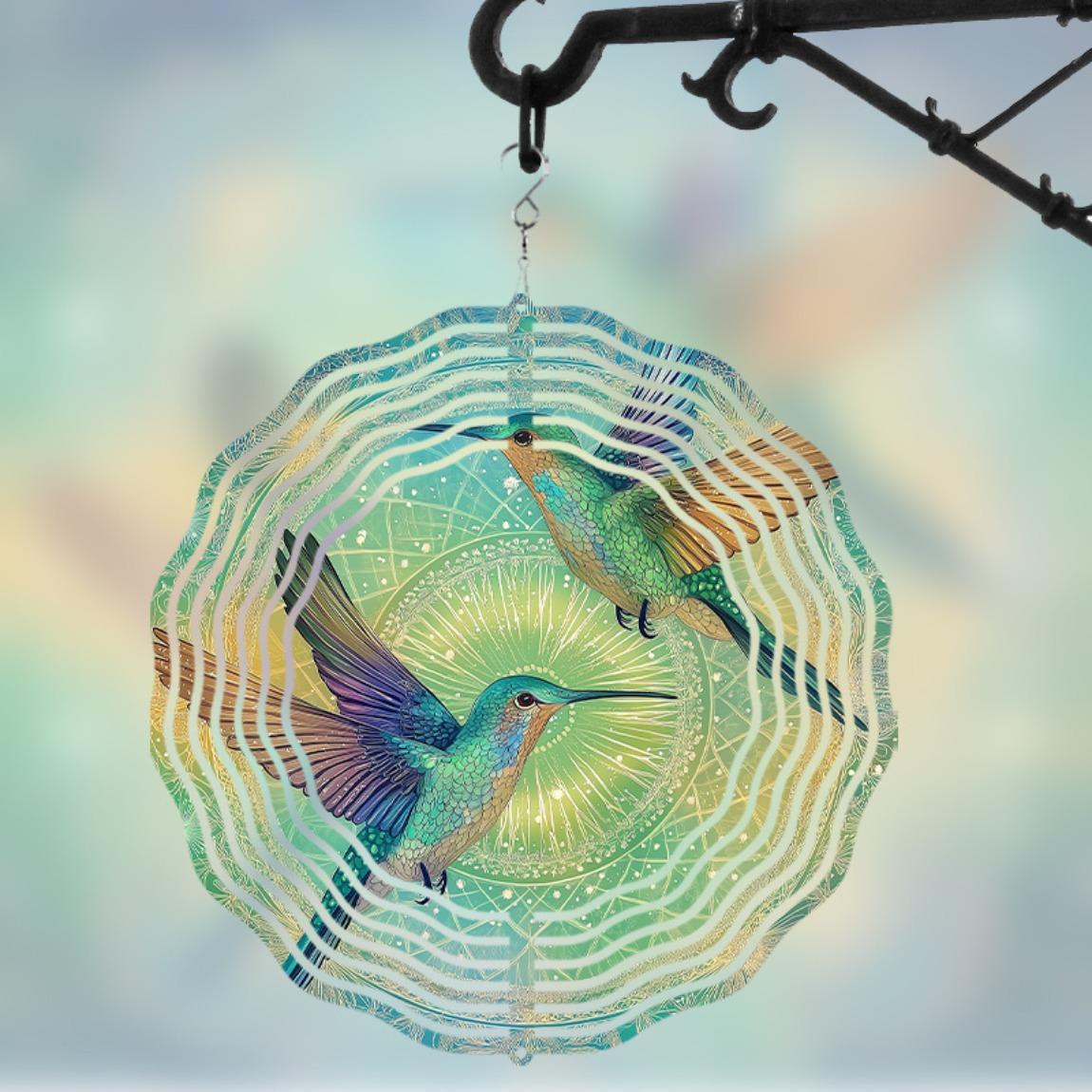 360 Degree Rotating Hummingbird Wind Spinner for Garden Balcony Yard Outdoor Decor No Batteries Needed All Season Gift 01A
360 Degree Rotating Hummingbird Wind Spinner for Garden Balcony Yard Outdoor Decor No Batteries Needed All Season Gift 01A