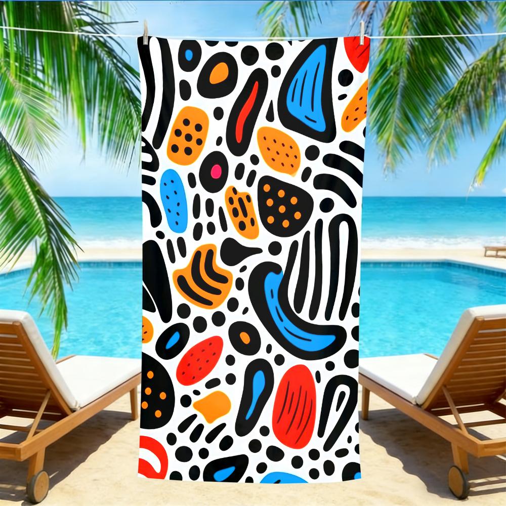 Abstract Doodle Beach Towel – Oversized Quick Dry Sand Free with Bold Color Print W40*H60(CM)
Abstract Doodle Beach Towel – Oversized Quick Dry Sand Free with Bold Color Print W40*H60(CM)