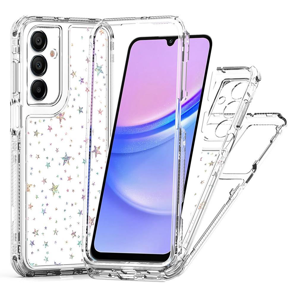 For Samsung Galaxy A26 5G Case Acrylic TPU Clear Phone Cover with Laser-printed Film Stars
For Samsung Galaxy A26 5G Case Acrylic TPU Clear Phone Cover with Laser-printed Film Stars