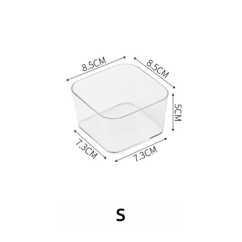 Transparent Cosmetic Organizer Box with Drawers and Divider for Vanity Table
Transparent Cosmetic Organizer Box with Drawers and Divider for Vanity Table