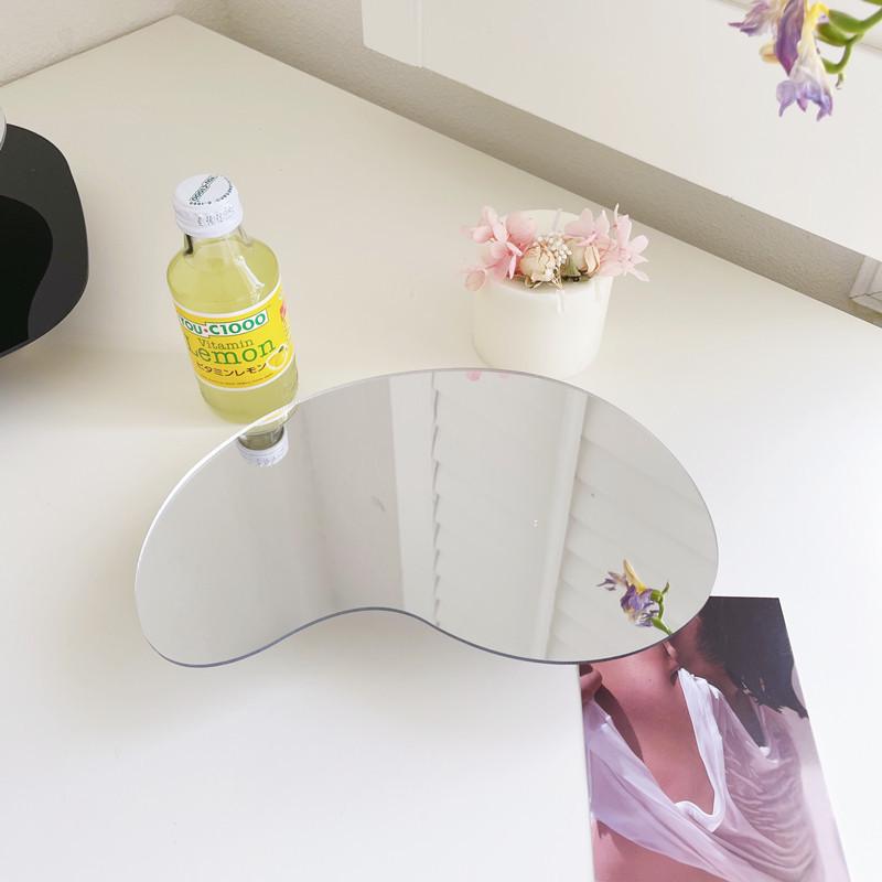 Korean-Style Irregular Mirror Tray: Cosmetic Storage, Incense Burner, Ornament, Photography Prop
Korean-Style Irregular Mirror Tray: Cosmetic Storage, Incense Burner, Ornament, Photography Prop