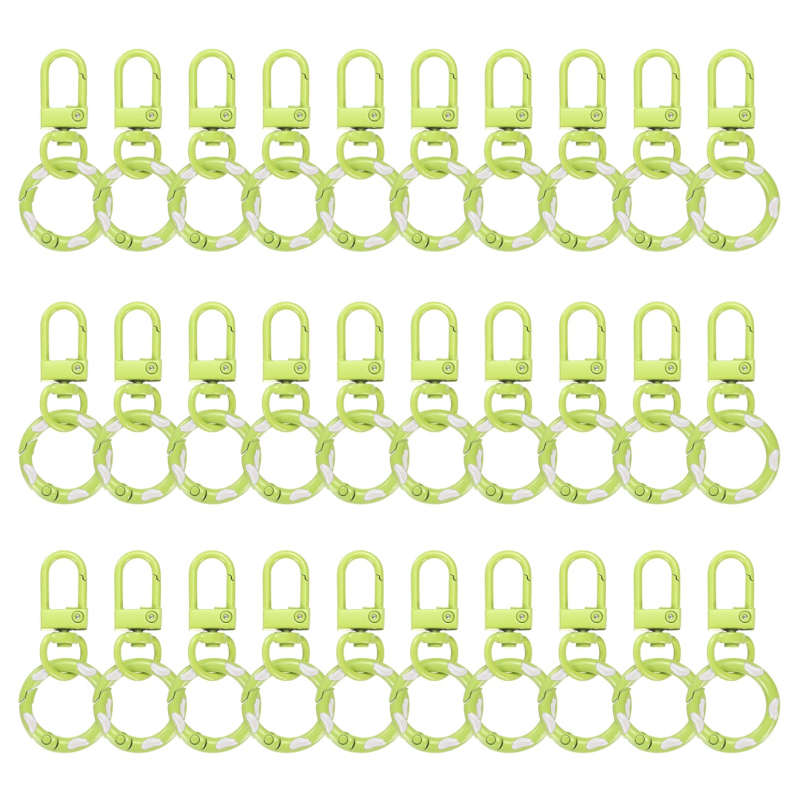 30pcs Lobster Claw Fastener Keychain Swivel Trigger Clips Zinc Alloy Colorful Key Chain Clips Snap Hook Jump Flat Split Ring DIY Craft Jewelry Making
30pcs Lobster Claw Fastener Keychain Swivel Trigger Clips Zinc Alloy Colorful Key Chain Clips Snap Hook Jump Flat Split Ring DIY Craft Jewelry Making