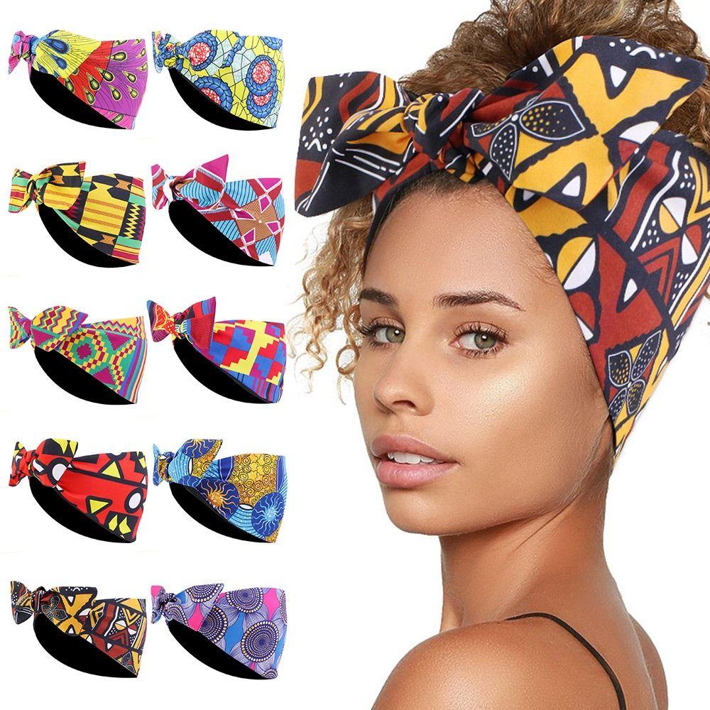 Knotted Boho Hair Wrap Elastic Sports Yoga Headband Vintage African Print Headband for Women 10
Knotted Boho Hair Wrap Elastic Sports Yoga Headband Vintage African Print Headband for Women 10