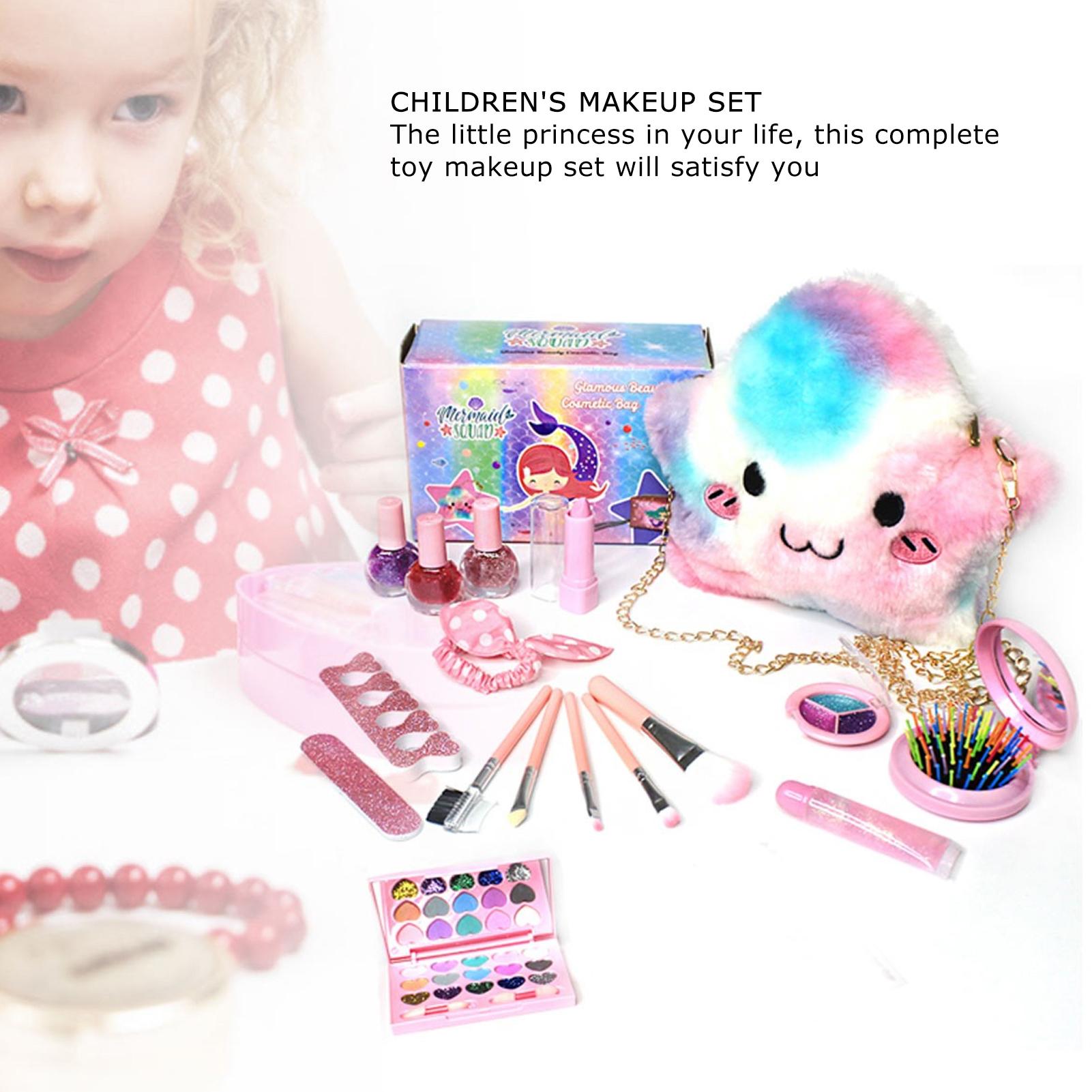 19pcs Washable Children Makeup Set Cosmetic Brush Nail Polish Lipstick Blusher Toy
19pcs Washable Children Makeup Set Cosmetic Brush Nail Polish Lipstick Blusher Toy