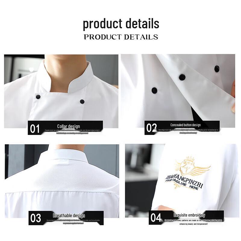 Unisex Breathable Ice Silk Chef Jacket 2XL
Unisex Breathable Ice Silk Chef Jacket 2XL