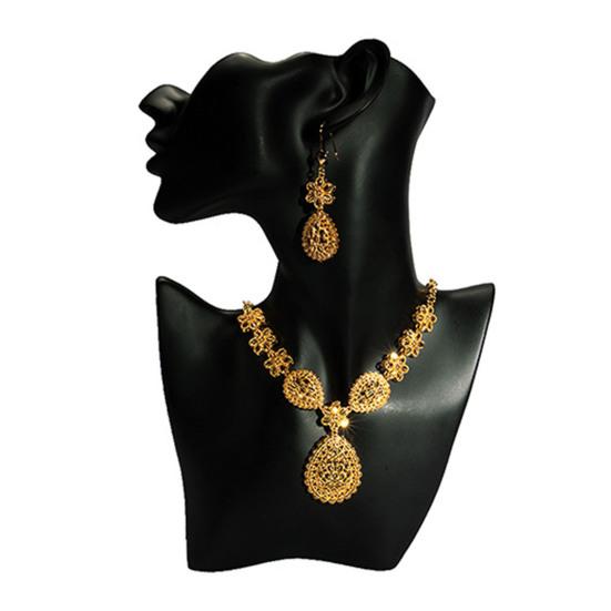 Yousheng 1 Set Necklace Earrings Set Hollow Out Water Drop Golden Alloy Symmetric Polished Prom Party Wedding Party Bride Jewelry Set золотистый
Yousheng 1 Set Necklace Earrings Set Hollow Out Water Drop Golden Alloy Symmetric Polished Prom Party Wedding Party Bride Jewelry Set золотистый