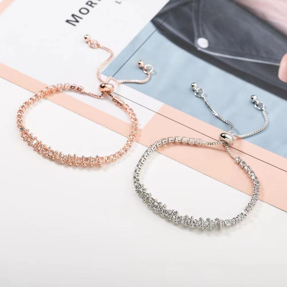 Korean Rhinestone Claw Chain Wrap Bracelet with Adjustable Round Bead Design розового золота
Korean Rhinestone Claw Chain Wrap Bracelet with Adjustable Round Bead Design розового золота