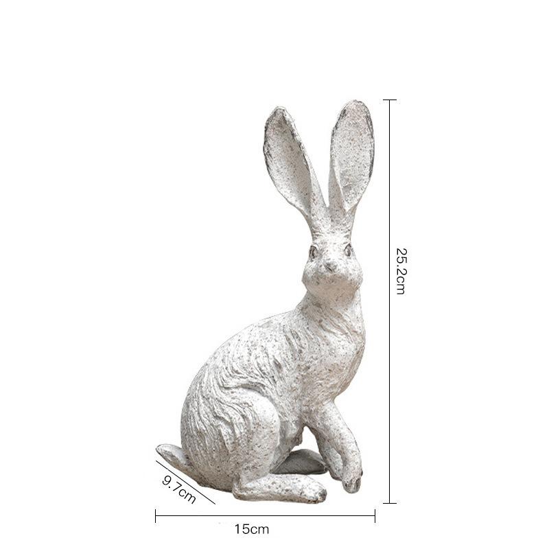 Rabbit Statue Garden Decor Resin Animal Sculpture Figurine Outdoor Decoration for Garden Courtyard
Rabbit Statue Garden Decor Resin Animal Sculpture Figurine Outdoor Decoration for Garden Courtyard
