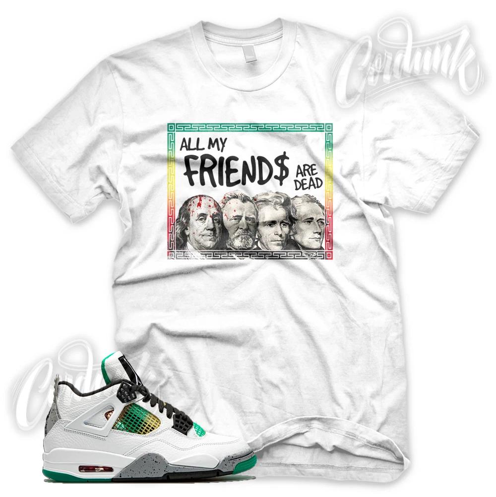 White DEAD FRIENDS Sneaker T Shirt for J1 4 Rasta Lucid Green Carnival Multi 2XL
White DEAD FRIENDS Sneaker T Shirt for J1 4 Rasta Lucid Green Carnival Multi 2XL