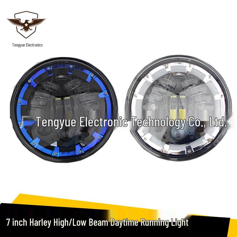 7-дюймовая светодиодная фара для мотоцикла Harley с дальним/ближним светом, указателем поворота и дневным ходовым огнем Blue-Yellow Light Headlight
7-дюймовая светодиодная фара для мотоцикла Harley с дальним/ближним светом, указателем поворота и дневным ходовым огнем Blue-Yellow Light Headlight