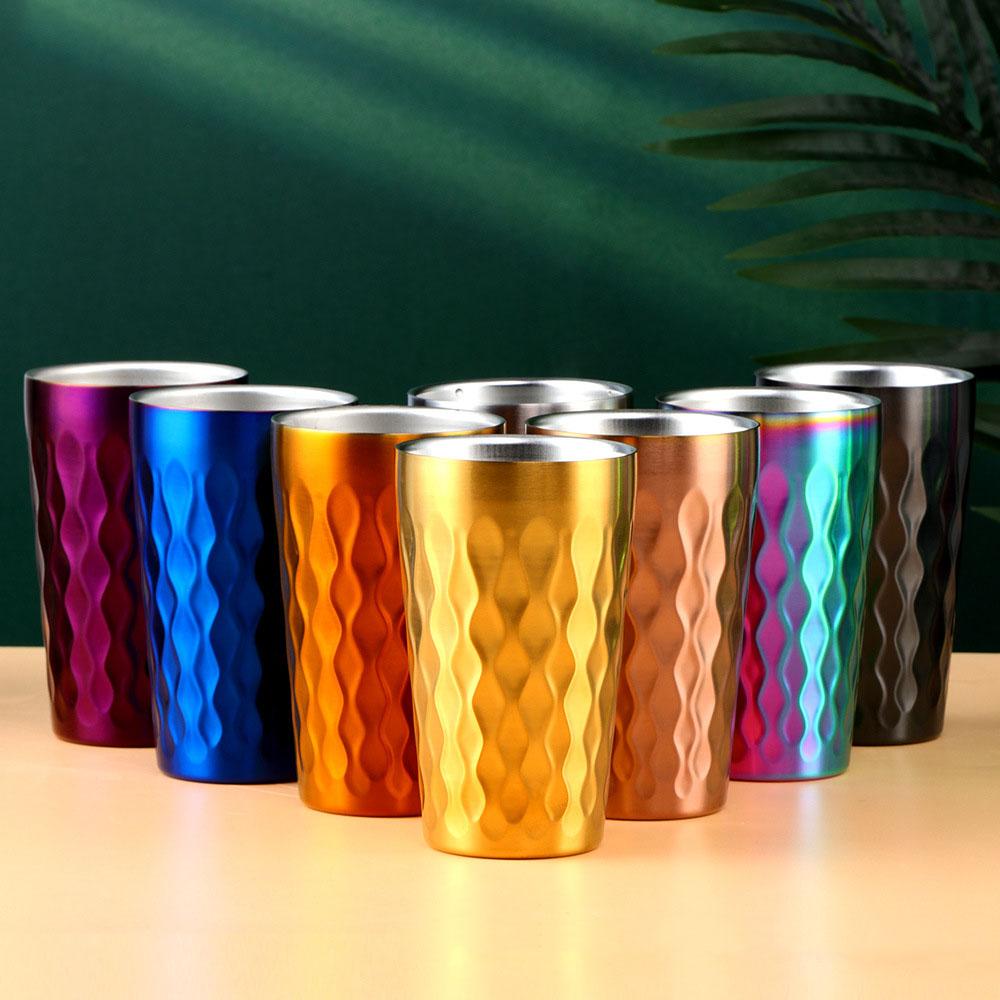1/6pcs Double-layer 304 stainless steel Hammered Texture Beer Mugs Coffee Tea Mug 330ml non-slip water cup Drinkware
1/6pcs Double-layer 304 stainless steel Hammered Texture Beer Mugs Coffee Tea Mug 330ml non-slip water cup Drinkware