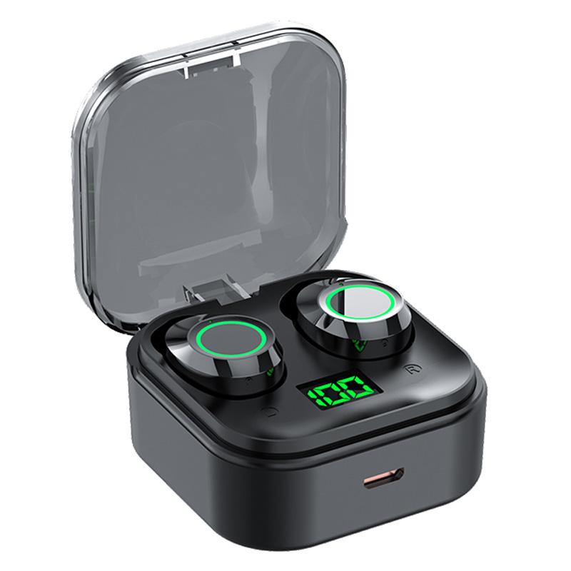 ydmini Wireless Bluetooth-compatible Headset TWS In-Ear Earbuds Breathing Light Sports Headphone with Digital Display Type A
ydmini Wireless Bluetooth-compatible Headset TWS In-Ear Earbuds Breathing Light Sports Headphone with Digital Display Type A