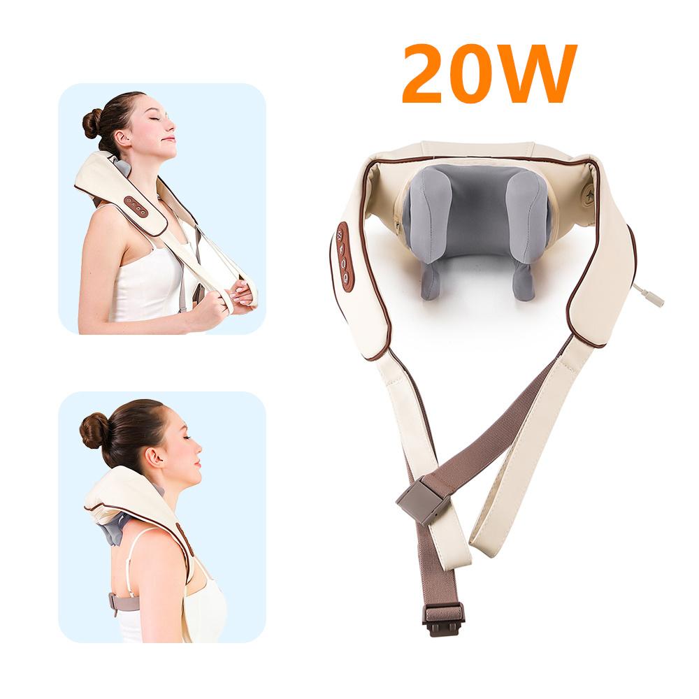 Foreverlily 26W Neck And Shoulder Massager Wireless Shoulder And Back Kneading Massage Shawl Trapezius Neck Cervical Masajeador (as the picture-45807-)-
Foreverlily 26W Neck And Shoulder Massager Wireless Shoulder And Back Kneading Massage Shawl Trapezius Neck Cervical Masajeador (as the picture-45807-)-
