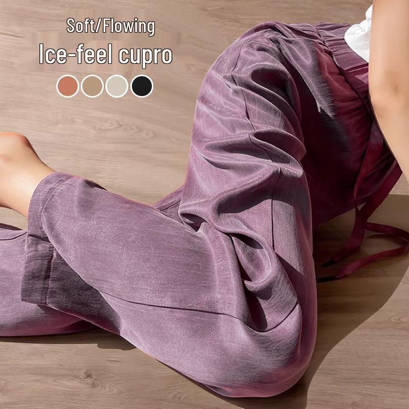 Women s Cupro Straight Leg Summer Pants - Comfortable, Slimming, Loose Fit Casual Trousers 2026 Style 31/3XL (135-145 lbs)
Women s Cupro Straight Leg Summer Pants - Comfortable, Slimming, Loose Fit Casual Trousers 2026 Style 31/3XL (135-145 lbs)