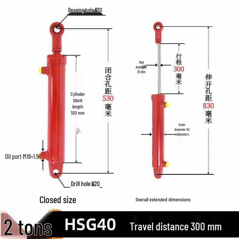 YunDuo HSG Series Double-Acting Hydraulic Cylinder
YunDuo HSG Series Double-Acting Hydraulic Cylinder