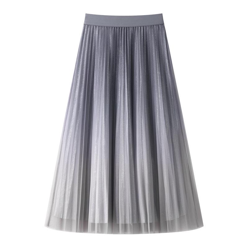 Gradient Mesh Midi Skirt Women 2025: Spring High-End Drapey A-Line Umbrella Skirt Medium
Gradient Mesh Midi Skirt Women 2025: Spring High-End Drapey A-Line Umbrella Skirt Medium