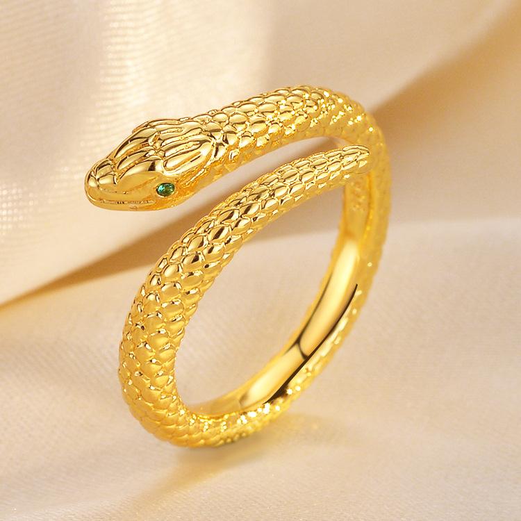 Кольцо Cold Wind Personality Retro Snake Open Ring для женщин с покрытием Tide Gold 18K, микроинкрустированным цирконием, регулируемое кольцо-хвост Opening adjustable золотой
Кольцо Cold Wind Personality Retro Snake Open Ring для женщин с покрытием Tide Gold 18K, микроинкрустированным цирконием, регулируемое кольцо-хвост Opening adjustable золотой
