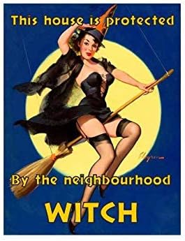 Pin Up Girl This House is Protected by Witch Vintage Style Metal Advertising Wall Plaque Sign inaluminum aluminum 20x30cm
Pin Up Girl This House is Protected by Witch Vintage Style Metal Advertising Wall Plaque Sign inaluminum aluminum 20x30cm