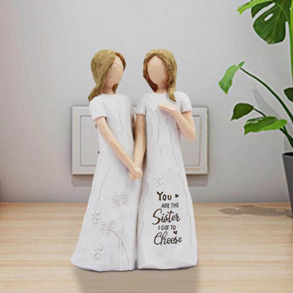 Cartoon Friendship Sisterhood Statues Cute Friends Sculptures Good Sister Ornaments Valentines Day синий
Cartoon Friendship Sisterhood Statues Cute Friends Sculptures Good Sister Ornaments Valentines Day синий