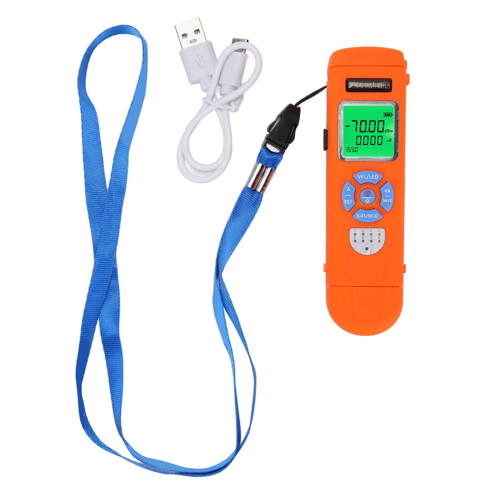 Fiber Optic Tester 50 To +26dBm 8501650nm OPM 50km VFL Multifunction Fiber Optic Tester with RJ45
Fiber Optic Tester 50 To +26dBm 8501650nm OPM 50km VFL Multifunction Fiber Optic Tester with RJ45