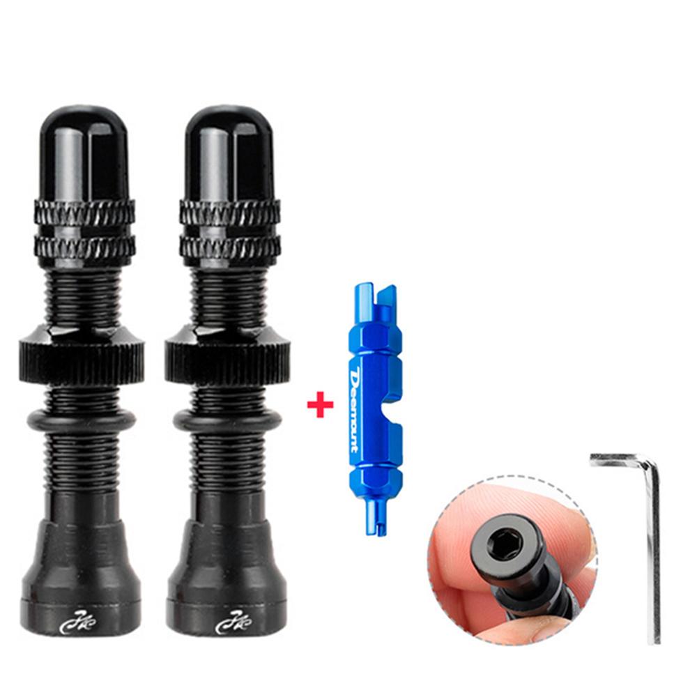 Valve Kits Bicycle Accessories Nipple 40/60mm Vacuum Nozzle Tubeless Tire Valves A/V Valves black-40mm 2pc&swrench
Valve Kits Bicycle Accessories Nipple 40/60mm Vacuum Nozzle Tubeless Tire Valves A/V Valves black-40mm 2pc&swrench