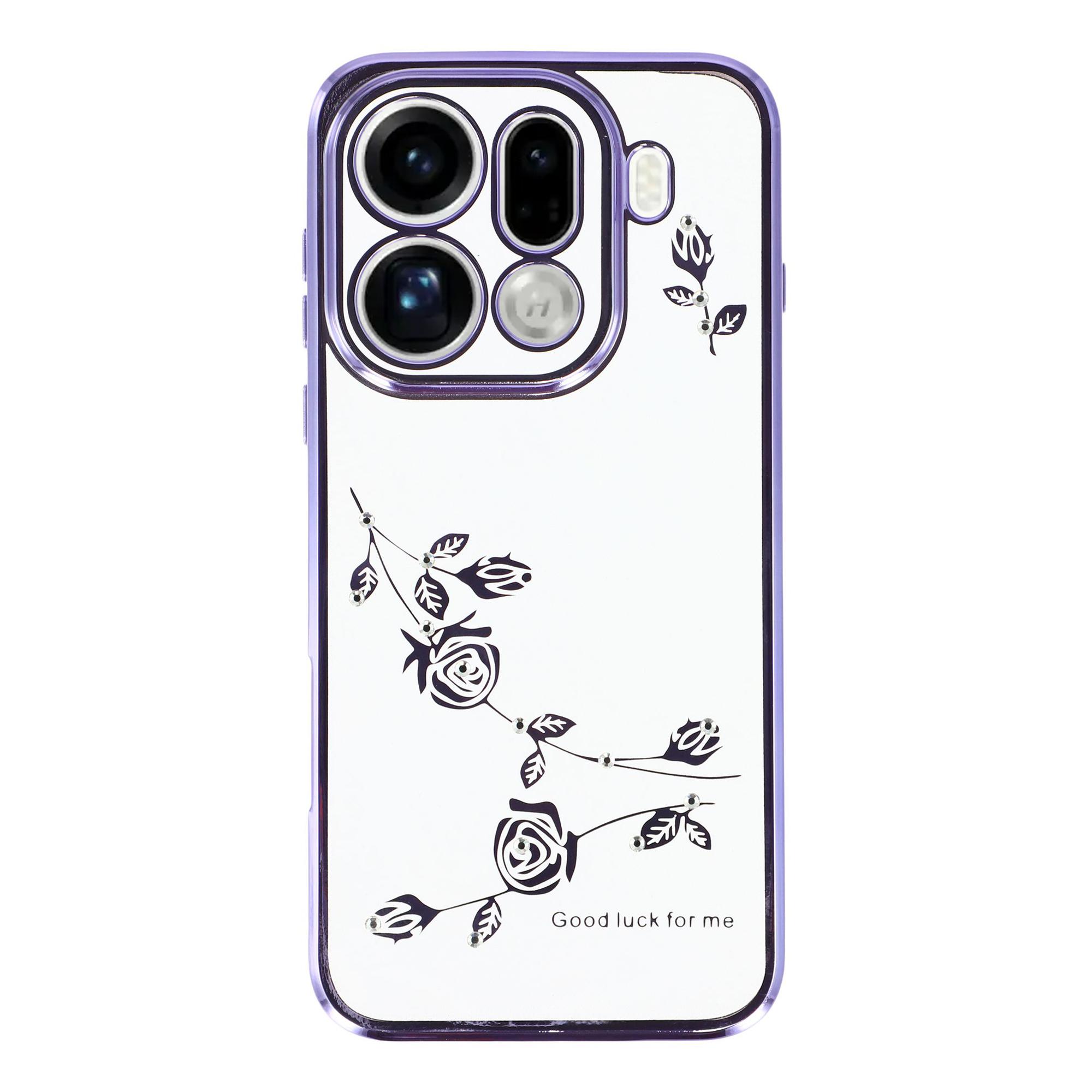 KADEM For Oppo Find X9 Pro 5G Case Flower Rhinestone Decor TPU Phone Cover - Purple
KADEM For Oppo Find X9 Pro 5G Case Flower Rhinestone Decor TPU Phone Cover - Purple