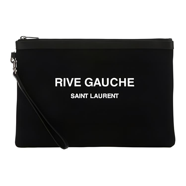 Saint Laurent YSL Rive Gauche Logo Canvas And Leather Wristlet Unisex Handbags Black 58136996NAD1070 Basic Set (Bag+Dust Bag)
Saint Laurent YSL Rive Gauche Logo Canvas And Leather Wristlet Unisex Handbags Black 58136996NAD1070 Basic Set (Bag+Dust Bag)
