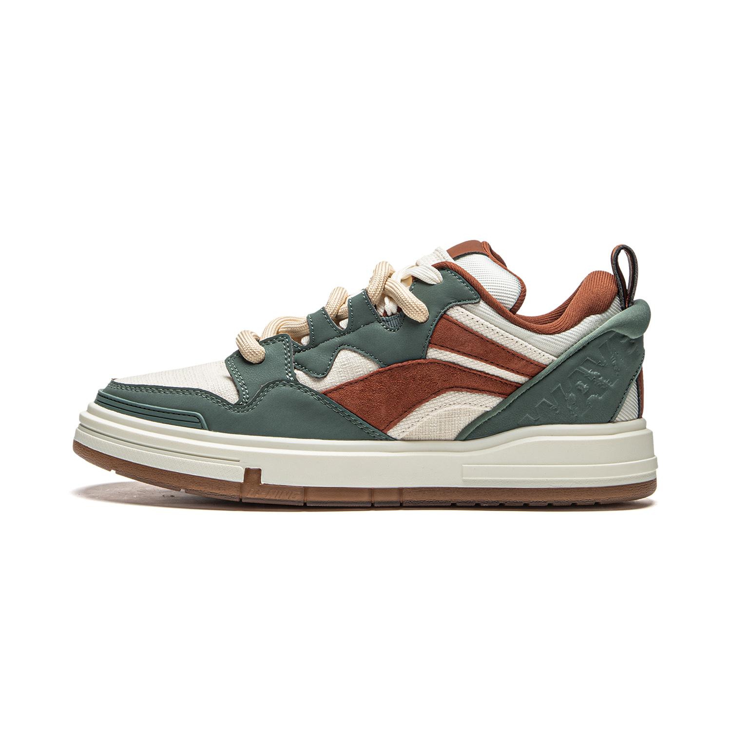 Li Ning Skateboard Series Comfortable Non-Slip Shock Absorbing Wear-Resistant Low-Top Skate Shoes Men Sneaker Green White Brown AECU109-2 39
Li Ning Skateboard Series Comfortable Non-Slip Shock Absorbing Wear-Resistant Low-Top Skate Shoes Men Sneaker Green White Brown AECU109-2 39