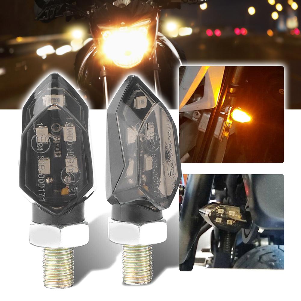 2Pcs Universal Mini Motorcycle Smoke Lens Turn Signal Light 5LED 12V Amber Blinker Indicator Lamp Two Wire for Kawasake 2pcs
2Pcs Universal Mini Motorcycle Smoke Lens Turn Signal Light 5LED 12V Amber Blinker Indicator Lamp Two Wire for Kawasake 2pcs