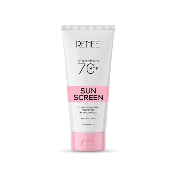 Сонцезахисний крем RENEE, що звужує пори, Spf 70 з 2% ніацинамідом для всіх видів шкіри, 2% пептидів і 3% полівітамінів, 50 мл
Сонцезахисний крем RENEE, що звужує пори, Spf 70 з 2% ніацинамідом для всіх видів шкіри, 2% пептидів і 3% полівітамінів, 50 мл