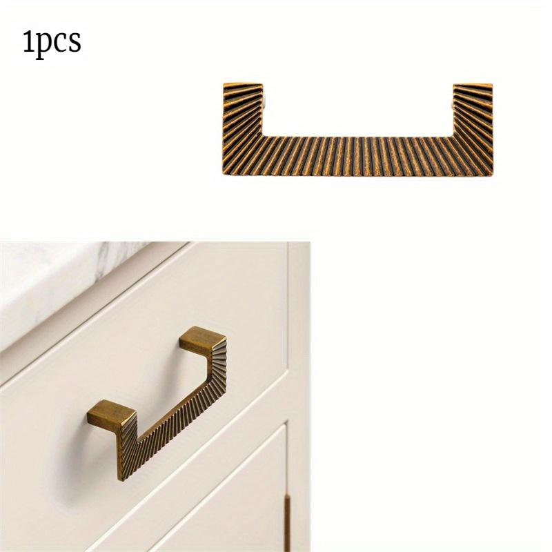 1 шт. Ручки для ящиков в винтажном французском стиле, антикварные металлические ручки для шкафов, устойчивые к коррозии, ручки для шкафов, домашний декор