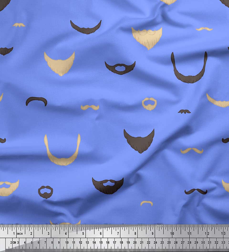 Soimoi Blue Poly Креп Ткань Усы Ткань С Принтом Лица на метр 42 дюйма 42 Inch Wide - Poly Crepe синий
Soimoi Blue Poly Креп Ткань Усы Ткань С Принтом Лица на метр 42 дюйма 42 Inch Wide - Poly Crepe синий