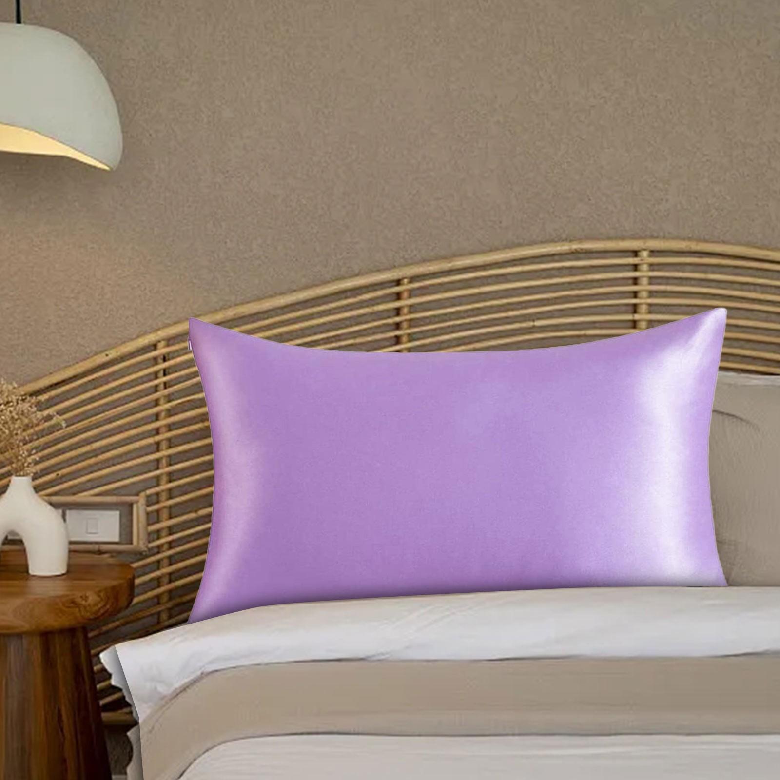 1PC Satin Silk Pillowcase Solid Bedding Pillow Cases For Hair And Skin Super Soft Zipper Pillow Cover Summer Washable 51x66cm One Size
1PC Satin Silk Pillowcase Solid Bedding Pillow Cases For Hair And Skin Super Soft Zipper Pillow Cover Summer Washable 51x66cm One Size