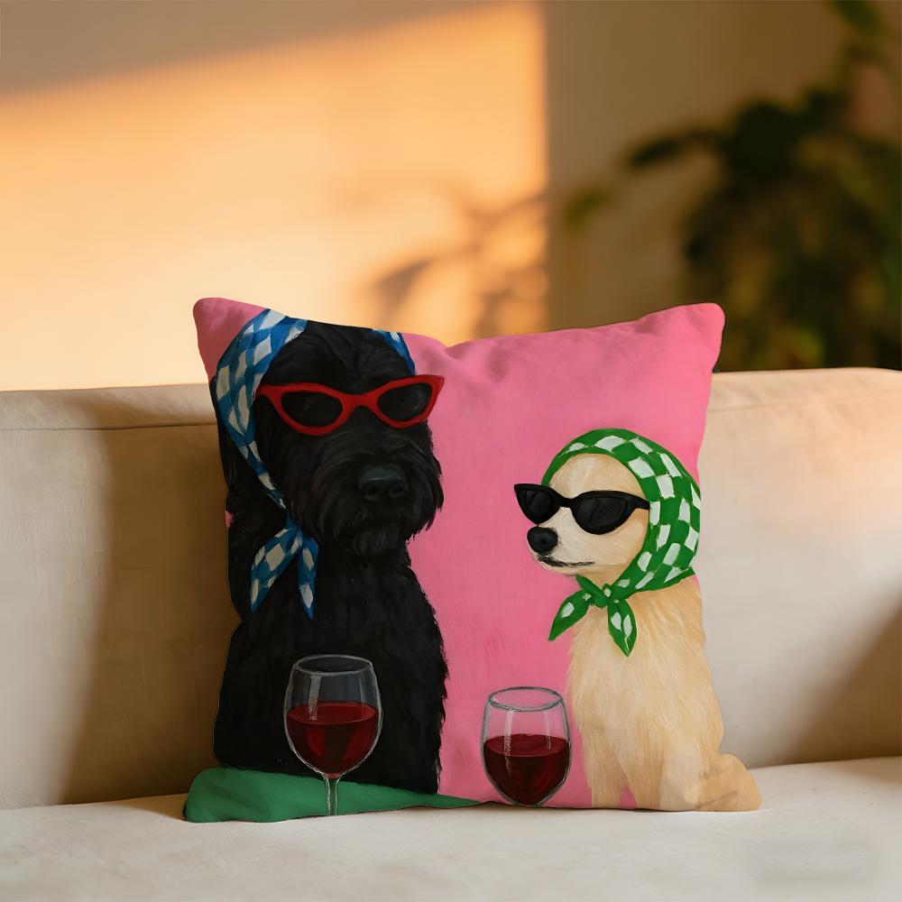 Animals Wearing Bandanas Cushion Cover Cozy Velvet Throw PillowSoft Warm Cushion For Sofa Bed 30X30cm
Animals Wearing Bandanas Cushion Cover Cozy Velvet Throw PillowSoft Warm Cushion For Sofa Bed 30X30cm