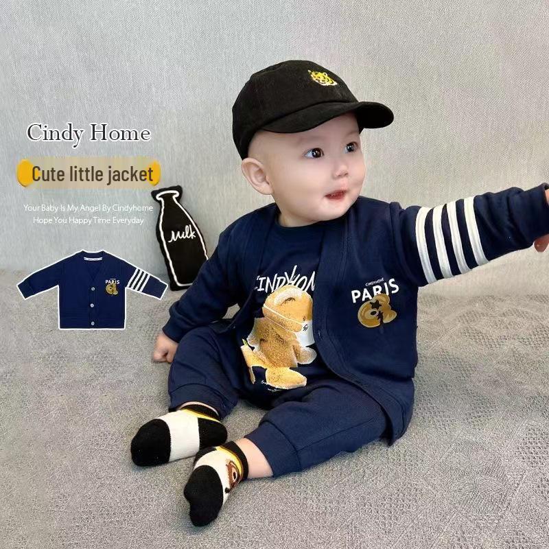 2024 Baby Boy Spring & Autumn Cardigan: New Full Moon Outerwear for Infants 80 cm
2024 Baby Boy Spring & Autumn Cardigan: New Full Moon Outerwear for Infants 80 cm