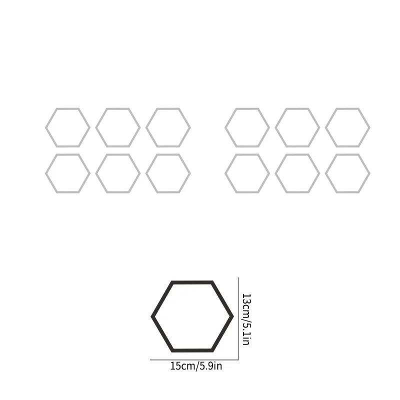 12Pcs Honeycomb Graphics Auto Bumper Side Body Water-Repellent Vinyl Decals Do-It-Yourself Open Style Water-Repellent Car Decoration 15x13CM (single)
12Pcs Honeycomb Graphics Auto Bumper Side Body Water-Repellent Vinyl Decals Do-It-Yourself Open Style Water-Repellent Car Decoration 15x13CM (single)