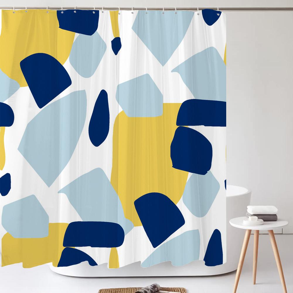 Modern Art Printed Shower Curtain Bathroom Fabric Polyester Waterproof Minimalist line Shower Curtains Bath Decor with Hooks W90xH180cm-35x70in
Modern Art Printed Shower Curtain Bathroom Fabric Polyester Waterproof Minimalist line Shower Curtains Bath Decor with Hooks W90xH180cm-35x70in