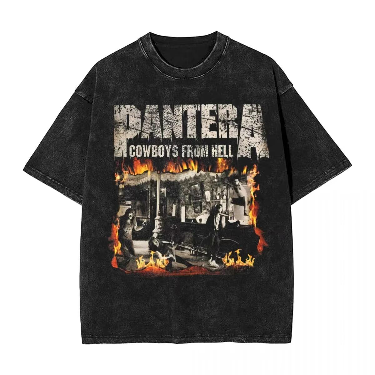 Cowboys From Hell Cover Fire Metal Band T Shirt Hip Hop Vintage Washed Harajuku Pantera Men s Women Tops Casual Loose S
Cowboys From Hell Cover Fire Metal Band T Shirt Hip Hop Vintage Washed Harajuku Pantera Men s Women Tops Casual Loose S