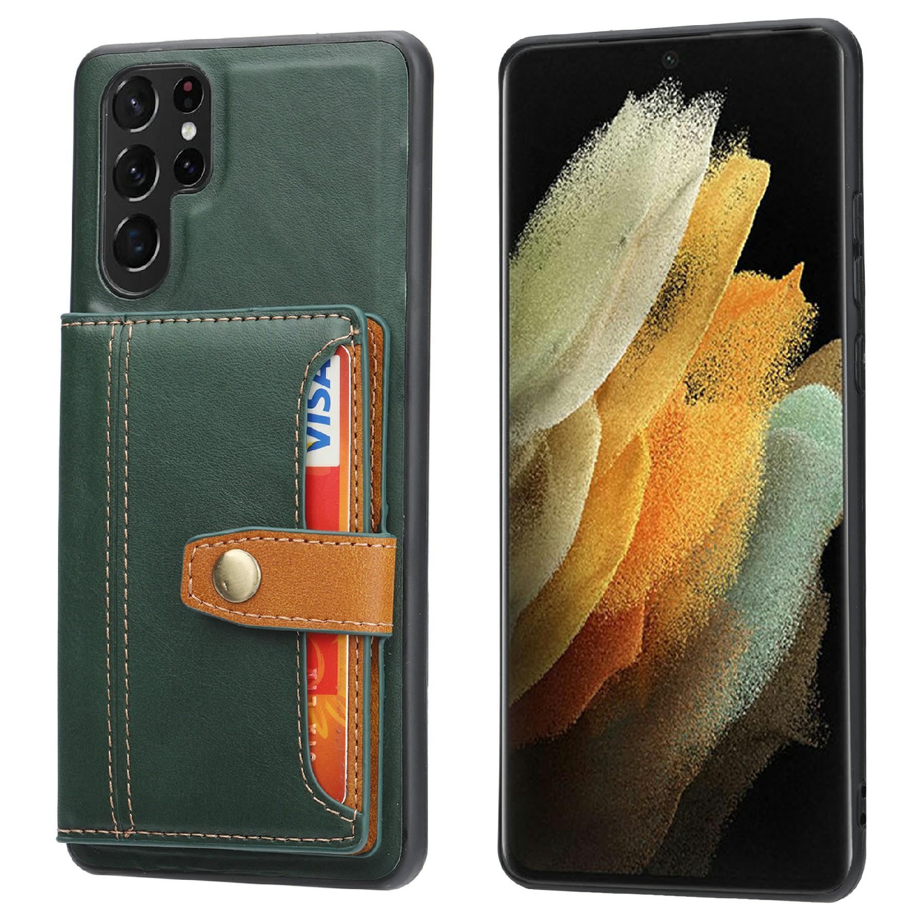 For Samsung Galaxy S25 Ultra Case Calf Texture Card Holder PU Leather+TPU Kicsktand Phone Cover Green
For Samsung Galaxy S25 Ultra Case Calf Texture Card Holder PU Leather+TPU Kicsktand Phone Cover Green